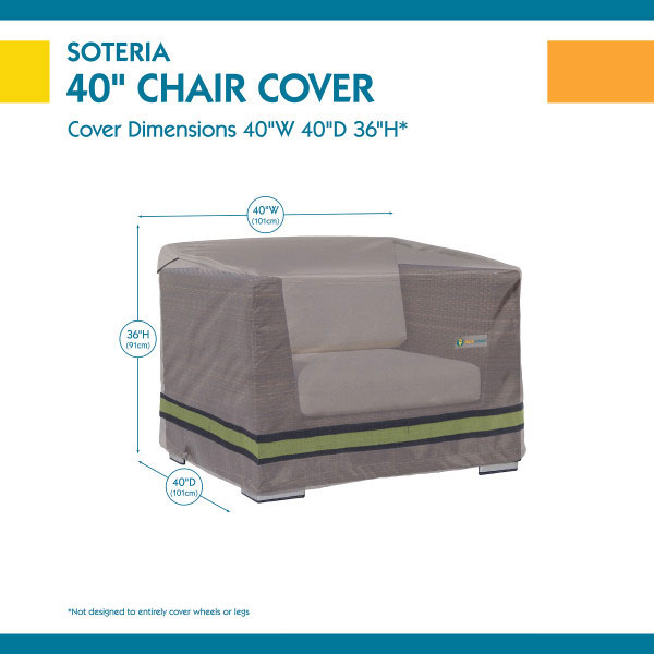 40 in. Duck Covers Soteria RainProof Patio Chair Cover - Image 2